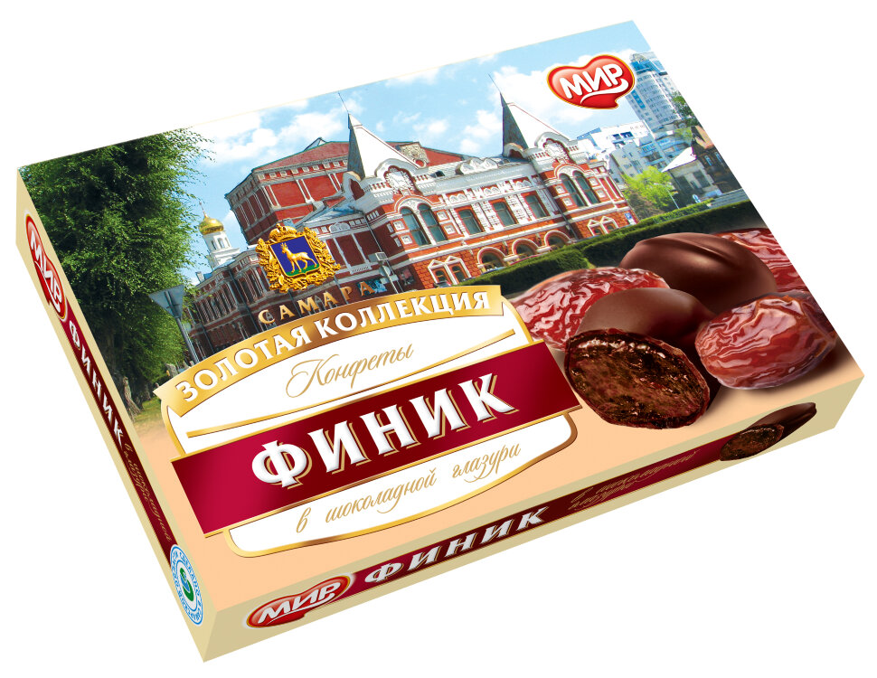  КФ МИР Финики в шоколадной глазури 160г  в Феодосии